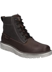 Stiefelette Josef Seibel "Cooper 05, mocca-kombi", Herren, Gr. 46, braun (mocca, kombi), Obermaterial: 80% Rindsleder Leather cow. 20% Textilmaterial TEXMAT., Schuhe Stiefelette