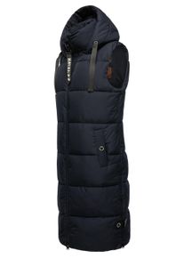 Steppweste Navahoo "Steppweste Schnuffelchen", Damen, Gr. XXL, blau (navy), Obermaterial: 100% Polyester PES. Futter: 100% Polyester PES. 100% Polyester PES., Westen Steppweste