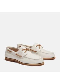 Bootsschuh Timberland "CLASSIC BOAT BOAT SHOE", Damen, Gr. 38,5, natural f grain, Leder, Schuhe Bootsschuh, Classic Bootsschuh aus Timberland Premium Leder