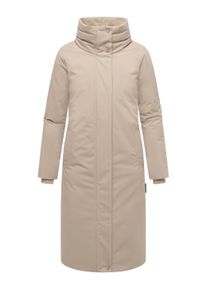 Wintermantel Navahoo "Wintermantel Traumbl&uuml;te 14", Damen, Gr. 3XL, grau (taupe grau), Obermaterial: 100% Polyester PES. Obermaterial: Futter: 100% Polyester PES. 100% Polyester PES., M&auml;ntel Wintermantel