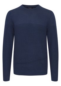 Strickfleece-Pullover 11 Project "Strickpullover PRAdamus", Herren, Gr. XXL, blau (marineblaus), Obermaterial: 100% Baumwolle CO., Pullover Strickfleece-Pullover