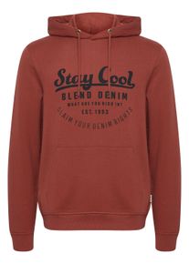 Kapuzenpullover Blend "Hoodie BHSweatshirt", Herren, Gr. XL, rot (spiced apple), Obermaterial: 100% Baumwolle CO., bedruckt, normal, Pullover Kapuzenpullover