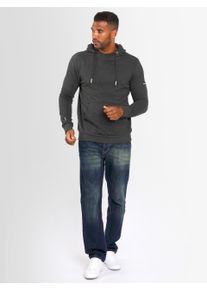 Kapuzenpullover Alessandro Salvarini "Alessandro Salvarini Herren Hoodie AS295", Herren, Gr. XXL, grau (dunkelgrau), Obermaterial: 65% Baumwolle CO. 35% Polyester PES., Sweatshirts Kapuzenpullover