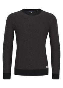 Rundhalspullover Blend "Rundhalspullover BHNathan", Herren, Gr. L, schwarz, Obermaterial: 100% Baumwolle CO., Pullover Rundhalspullover