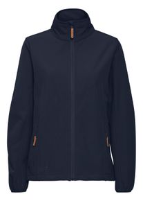 Softshelljacke North Bend "Softshelljacke NBCorrina W W-PRO 8.000 mit wasserdichter Beschichtung", Damen, Gr. 42, blau (navy blazer), Obermaterial: 92% Polyamid PA. 8% Elasthan EL., regular fit normal, Jacken Softshelljacke