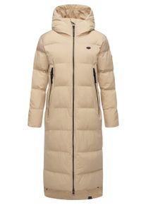 Wintermantel Ragwear "Wintermantel Patrise", Damen, Gr. XXL, grau (taupe24), Obermaterial: 100% Polyester PES. Obermaterial: Futter: 100% Polyester PES. 100% Polyester PES., M&auml;ntel Wintermantel