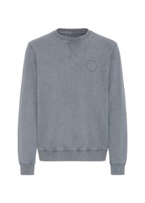 Longpullover Blend "Sweater BHFactor", Herren, Gr. M, grau (iron gate), Obermaterial: 100% Baumwolle CO., Pullover Longpullover