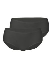 Hipster Anita "2er Pack Hipster Essential", Damen, Gr. SM, schwarz, Stoff, Obermaterial: 80% Polyamid PA. 20% Elasthan EL., Unterhosen Hipster