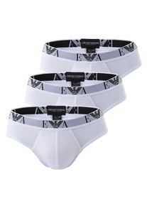 Slip Emporio Armani "Slip 3er Pack", Herren, Gr. XXL, wei&szlig;, Obermaterial: 95% Baumwolle CO. 5% Elasthan EL., Unterhosen Slip