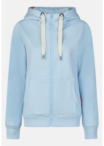 Sweatjacke SALZHAUT "Sweatjacke S&Ouml;&Ouml;TE", Damen, Gr. XXL, blau (light blau), Obermaterial: 55% Baumwolle CO. 45% Polyester PES., Sweatjacken Sweatjacke