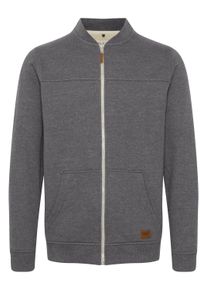 Sweatjacke Blend "Sweatjacke BHArco", Herren, Gr. S, grau (pewter mix), Obermaterial: 60% Baumwolle CO. 40% Polyester PES., Sweatjacken Sweatjacke