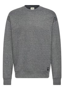 !Solid Kapuzenpullover SOLID "Hoodie SDDIXON", Herren, Gr. L, grau (dunkelgrau melange), Obermaterial: 65% Polyester PES. 35% Baumwolle CO., Pullover Kapuzenpullover