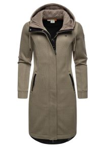 Kurzmantel Ragwear "Kurzmantel Letti Long Bonded", Damen, Gr. 3XL, braun (mocca), Obermaterial: 100% Polyester PES., M&auml;ntel Kurzmantel