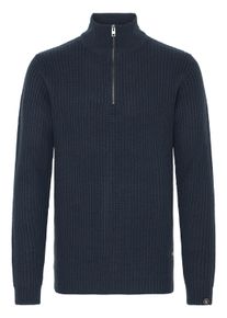 !Solid Troyer SOLID "Troyer SDARIAN", Herren, Gr. M, blau (insignia blau), Obermaterial: 100% Polyacryl PAN., Pullover Troyer