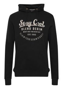 Kapuzenpullover Blend "Hoodie BHSweatshirt", Herren, Gr. M, schwarz, Obermaterial: 100% Baumwolle CO., bedruckt, normal, Pullover Kapuzenpullover