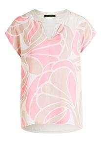 Rundhalsshirt Betty Barclay "Casual-Shirt mit Ringel", Damen, Gr. 36, rosa (nature, ros&eacute;), Obermaterial: 62% Viskose CV. 34% Polyester PES. 4% Elasthan EL., Shirts Rundhalsshirt