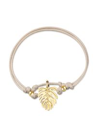 Armband AILORIA "Armband beige/silber JUNGLE", gold, Armb&auml;nder, Damen, Edelstahl, Armband