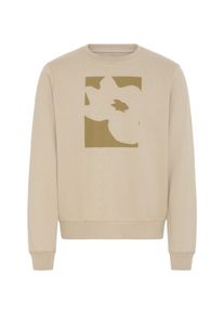 Longpullover Blend "Sweater BHKylo", Herren, Gr. L, braun (winter twig), Obermaterial: 60% Baumwolle CO. 40% Polyester PES., Pullover Longpullover