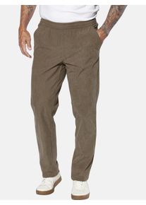 Cordschlupfhose Jan Vanderstorm "Doppelpack Cordhose HELSTAD", Herren, Gr. 64, N-Gr, blau (schwarz beige), Obermaterial: 100% Polyester COOLMAX PES(Coolmax)., Hosen Cordschlupfhose