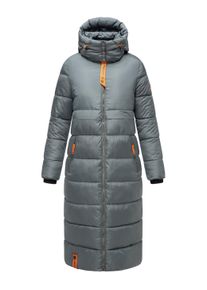 Steppmantel Navahoo "Steppmantel Kristallblume", Damen, Gr. L, blau (stormy blau), Obermaterial: 100% Polyester PES. Obermaterial: Futter: 100% Polyester PES. 100% Polyester PES., M&auml;ntel Steppmantel