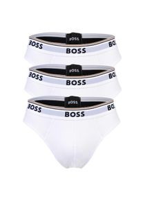 Slip BOSS "Slip Briefs 3P Power 3er Pack", Herren, Gr. XL, wei&szlig;, Obermaterial: 95% Baumwolle CO. 5% Elasthan EL., Unterhosen Slip