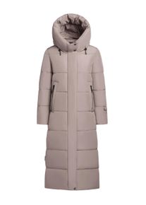 Steppmantel Khujo "Steppmantel Soulani5 Matt", Damen, Gr. S, beige (greige), Obermaterial: 100% Polyester PES. Obermaterial: Futter: 100% Nylon NY. 100% Polyester PES., M&auml;ntel Steppmantel