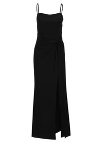 Abendkleid Vera Mont "Abendkleid mit Raffung", Damen, Gr. 34, EURO, schwarz, 81% Polyamid PA. 19% Elasthan EL., Kleider Abendkleid