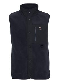 Fleeceweste INDICODE "Fleeceweste IDMajs", Herren, Gr. M, blau (navy), Obermaterial: 100% Polyester PES., Westen Fleeceweste