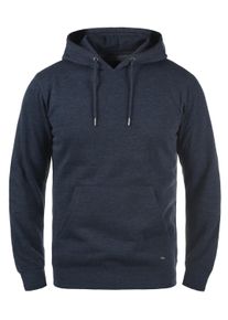 !Solid Kapuzenpullover SOLID "Hoodie SDBert", Herren, Gr. M, blau (ins bl mel), Web, Obermaterial: 70% Baumwolle CO. 30% Polyester PES., unifarben, Pullover Kapuzenpullover