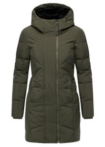 Steppmantel Ragwear "Steppmantel Pevilla YOUMODO", Damen, Gr. XXL, gr&uuml;n (schwarz olive), Obermaterial: 100% Polyester PES. Obermaterial: Futter: 100% Polyester PES. 100% Polyester PES., M&auml;ntel Steppmantel