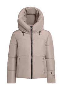 Steppjacke Khujo "Steppjacke Audrey Matt", Damen, Gr. L, grau (greige), Obermaterial: 100% Polyester PES. Obermaterial: Futter: 100% Nylon NY. 100% Polyester PES., Jacken Steppjacke