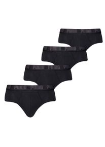 Slip Puma "Slip Puma BASIC BRIEFS 4P ECOM 4er Pack", Herren, Gr. XL, schwarz, Obermaterial: 95% Baumwolle CO. 5% Elasthan EL., Unterhosen Slip
