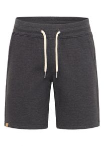 !Solid Sweatshorts SOLID "Sweatshorts SDARONA", Herren, Gr. 3XL, N-Gr, grau (dunkelgrau melange), Obermaterial: 65% Polyester PES. 35% Baumwolle CO., Hosen Sweatshorts