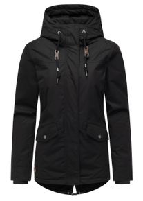 Winterjacke Ragwear "Winterjacke Parkker Warm YOUMODO", Damen, Gr. S, schwarz, Obermaterial: 65% Polyester PES. 35% Baumwolle CO. Obermaterial: Futter: 100% Polyester PES. 100% Polyester PES., Jacken Winterjacke