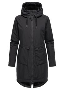 Kurzmantel Ragwear "Kurzmantel Holstic", Damen, Gr. S, schwarz, Obermaterial: 100% Polyester PES. Obermaterial: Futter: 100% Polyester PES. 100% Polyester PES., M&auml;ntel Kurzmantel