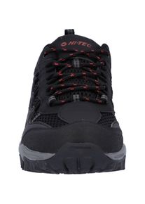 Wanderschuh Hi-Tec "Hi-Tec-Schuhe Jaguar", Herren, Gr. 47, Normalschaft, schwarz, picante, Masche, Schuhe Wanderschuh