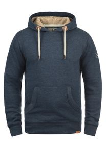 !Solid Hoodie SOLID "Hoodie SDTrip", Herren, Gr. S, blau (ins blu m), Web, Obermaterial: 50% Baumwolle CO. 50% Polyester PES., Sweatshirts Hoodie