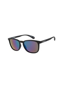 Sonnenbrille Superdry "Modell 996087", Herren, schwarz, matt, Sonnenbrillen Sonnenbrille, Vollrand, verspiegelte Gl&auml;ser, Markenlogo am B&uuml;gel