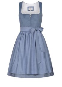 N&uuml;bler Dirndl N&Uuml;BLER "Dirndl mini Kaja", Damen, Gr. 44, EURO, blau, Obermaterial: 100% Polyester PES., Kleider Dirndl