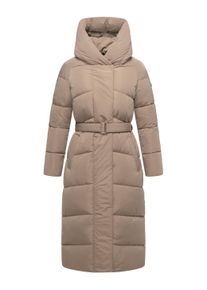 Steppmantel Navahoo "Steppmantel Eisblick 14", Damen, Gr. XXL, beige (taupe grau), Obermaterial: 100% Polyester PES. Obermaterial: Futter: 100% Polyester PES. 100% Polyester PES., M&auml;ntel Steppmantel