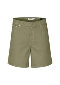 !Solid Jeansshorts SOLID "Shorts SDRYAN COLOUR SHO", Herren, Gr. M, N-Gr, braun (vetiver), Obermaterial: 100% Baumwolle CO., Jeans Jeansshorts