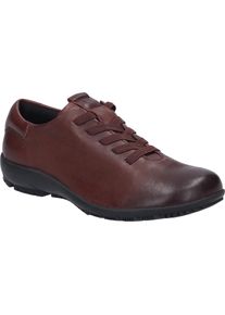 Schn&uuml;rschuh Josef Seibel "Charlotte 01, bordeaux", Damen, Gr. 37, rot (bordeaux), Obermaterial: 100% Rindsleder Leather cow., Schuhe Schn&uuml;rschuh