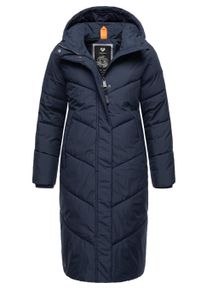 Wintermantel Ragwear "Wintermantel Suminka", Damen, Gr. XXL, blau (navy), Obermaterial: 100% Polyester PES. Obermaterial: Futter: 100% Polyester PES. 100% Polyester PES., M&auml;ntel Wintermantel