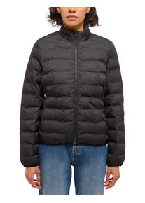 Outdoorjacke Mustang "Damen Style Twin Hills", Damen, Gr. M, schwarz, Canvas, 100% Polyester, unifarben, slim fit, Jacken Outdoorjacke