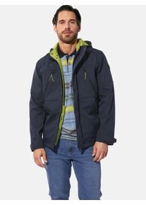 Funktionsjacke Babista "Softshelljacke ANVIRO", Herren, Gr. 46, blau (dunkelblau), Obermaterial: 100% Polyester COOLMAX PES(Coolmax)., Jacken Funktionsjacke