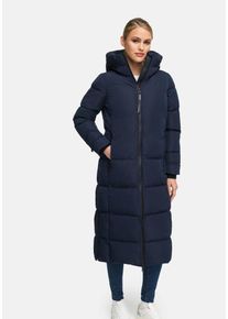Winterjacke Marikoo "Marikoo Honiaa Damen Winter Steppmantel Parka N074", Damen, Gr. XS, blau (navy), Obermaterial: 100% Polyester PES., Jacken Winterjacke