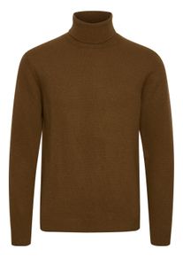 Rollkragenpullover Casual Friday "Strickrollkragenpull CFKarl", Herren, Gr. XXL, braun (coffee lique&uacute;r melange), Obermaterial: 80% Wolle WO. 20% Polyamid PA., Pullover Rollkragenpullover