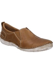 Slipper Josef Seibel "Fergey 70, nuss", Damen, Gr. 36, braun (nuss), Obermaterial: 100% Rindsleder Leather cow., Schuhe Slipper