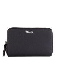 Geldb&ouml;rse Tamaris "Geldb&ouml;rse TAS Amanda", Herren, schwarz (schwarz 100), Obermaterial: 100% Rindsleder Leather cow., Kleinlederwaren Geldb&ouml;rse