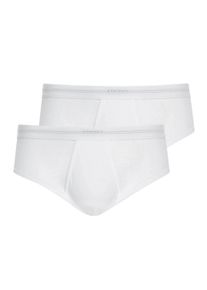 Slip Jockey "Slip Luxury Cotton Classic Brief Mixi 2P 2er Pack", Herren, Gr. L, wei&szlig;, Obermaterial: 100% Baumwolle CO., Unterhosen Slip